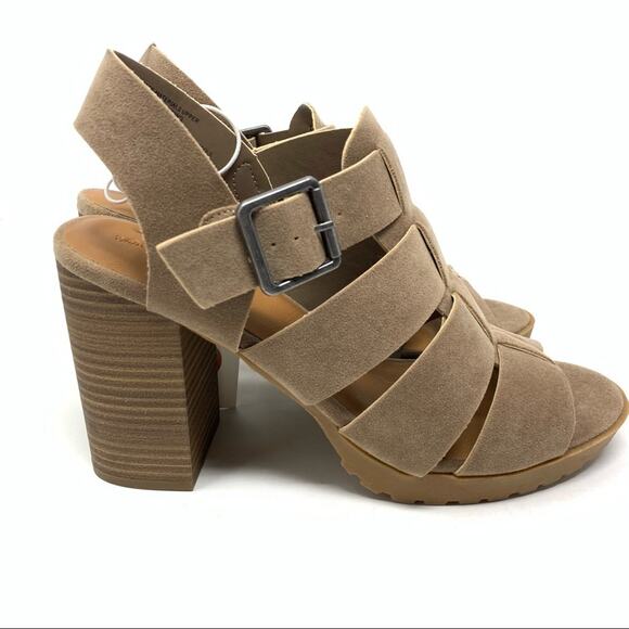 Universal Thread Anastasia Stacked Heel Sandal Women's Size 8 NWT - Picture 2 of 8